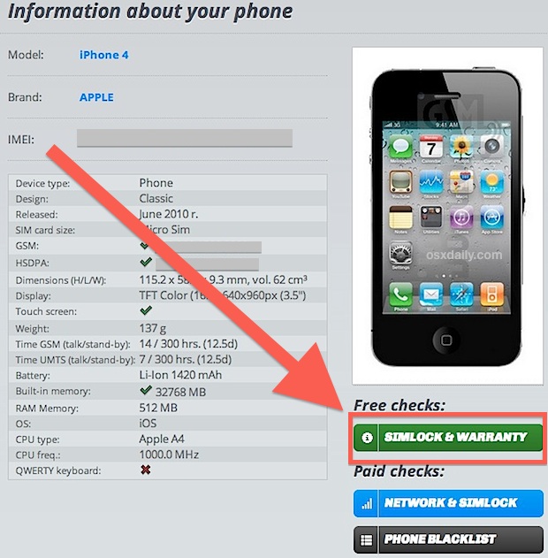 Check if an iPhone is factory unlocked