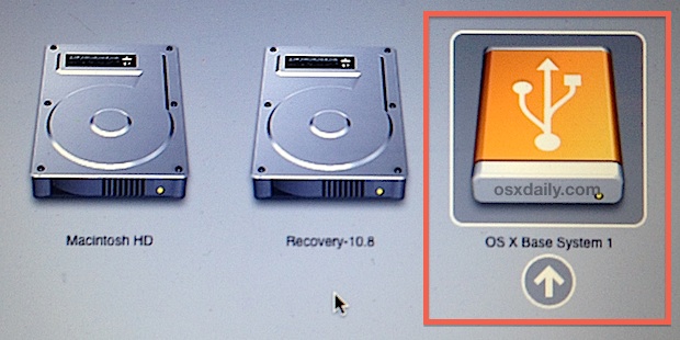 OS X Mavericks bootable install drive