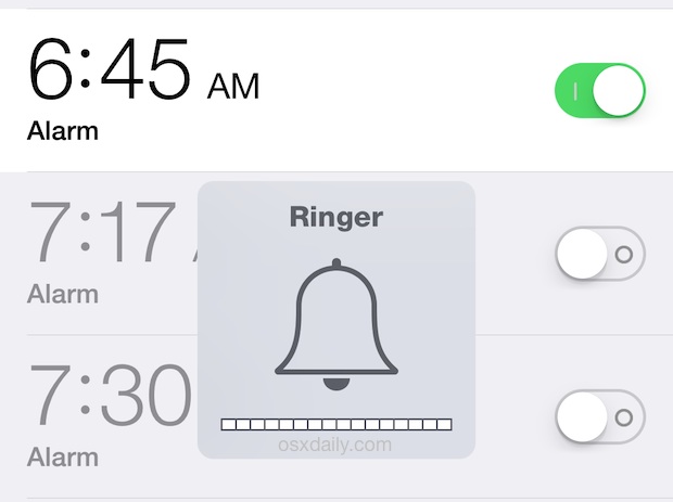 Crank up your iPhone alarm volume by setting the Ringer all the way up, the two are not separate