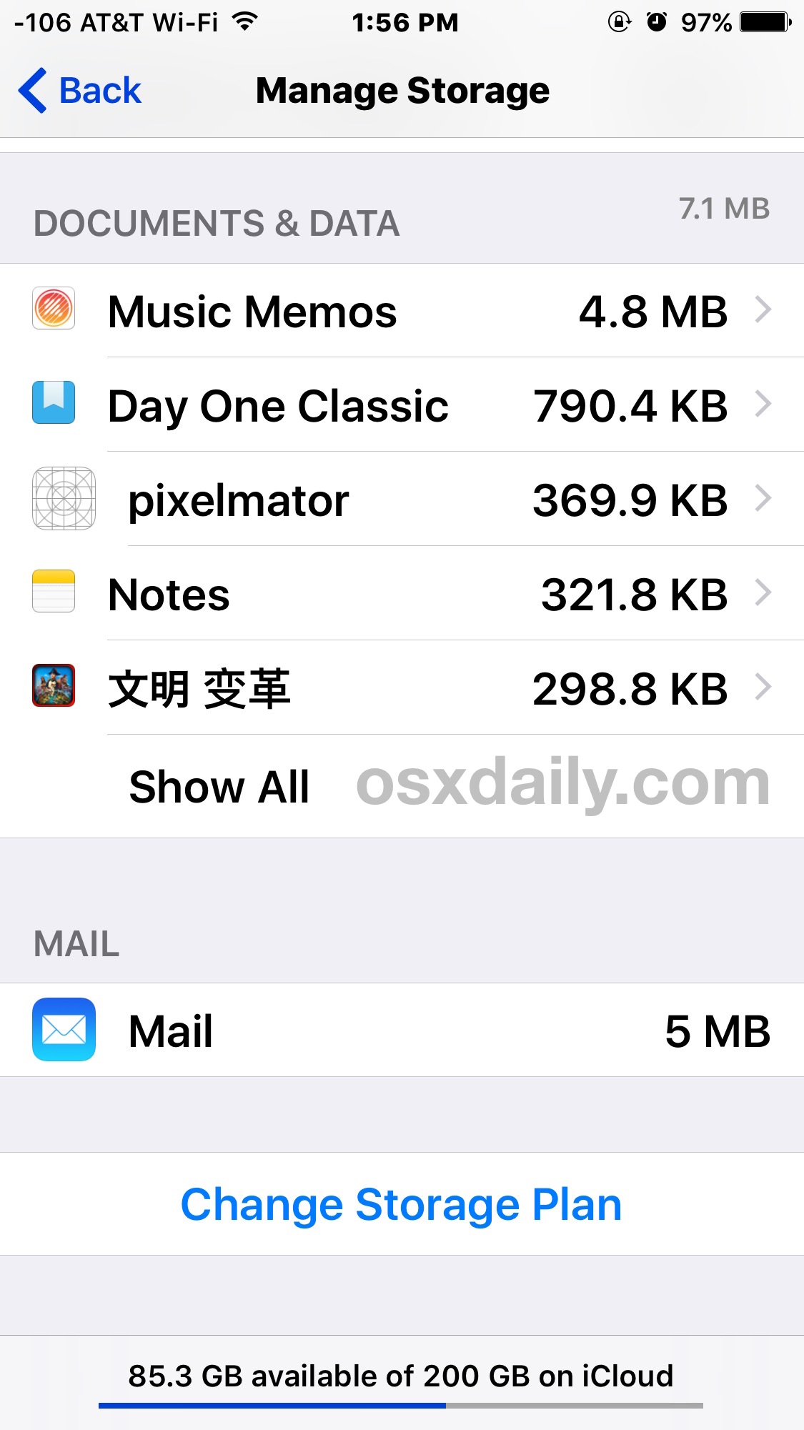 Documents and Data storage in iCloud on iOS