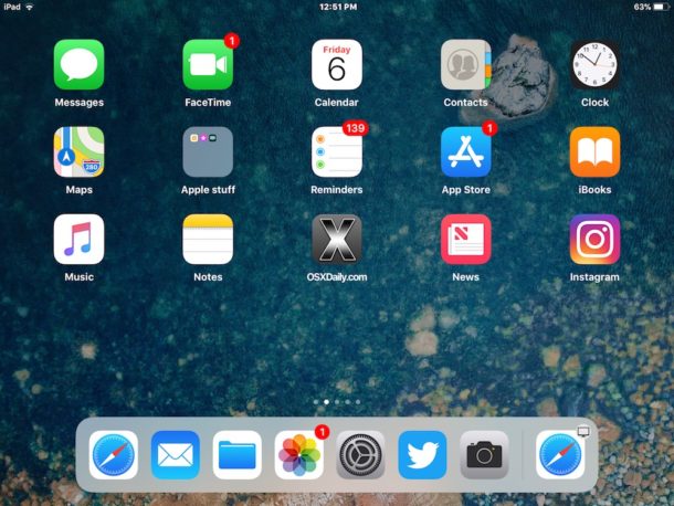 Recent Apps disabled in iPad Dock