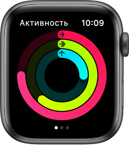 кольца активности на Apple Watch