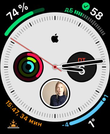 циферблат инфограф Apple Watch 5