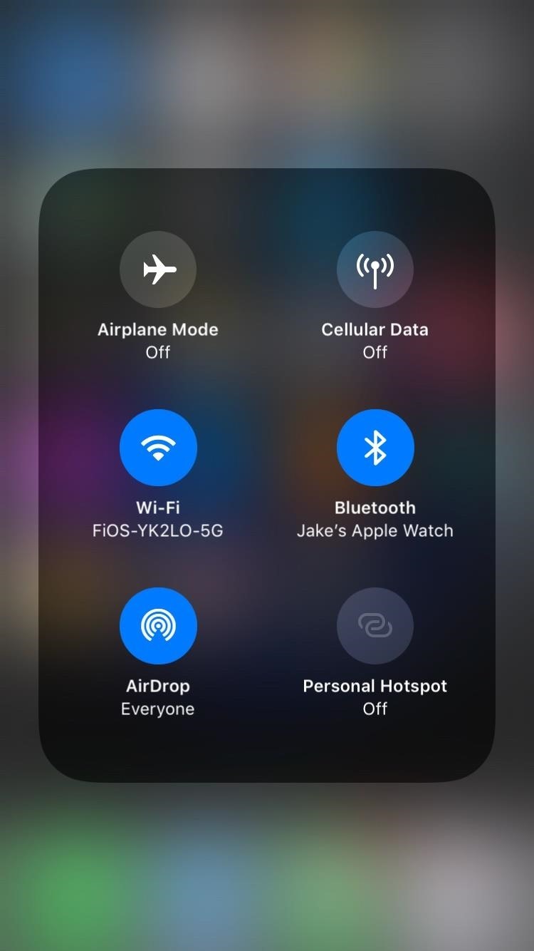 What All the Bluetooth & Wi-Fi Symbols Mean in iOS 11