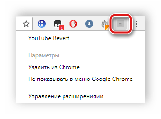 Активные расширения в Google Chrome