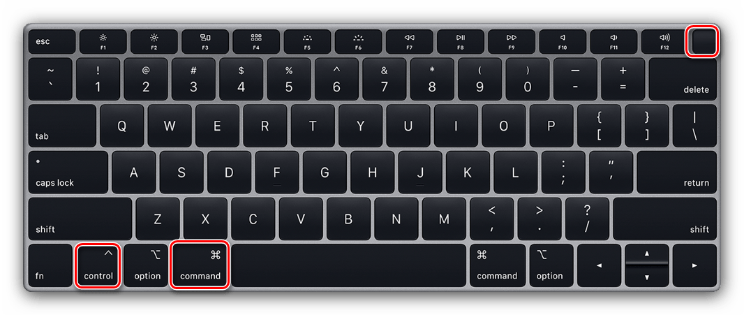 Сочетания клавиш для перезагрузки макбука