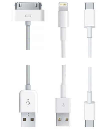 Виды USB кабелей для подключения iPad к iTunes