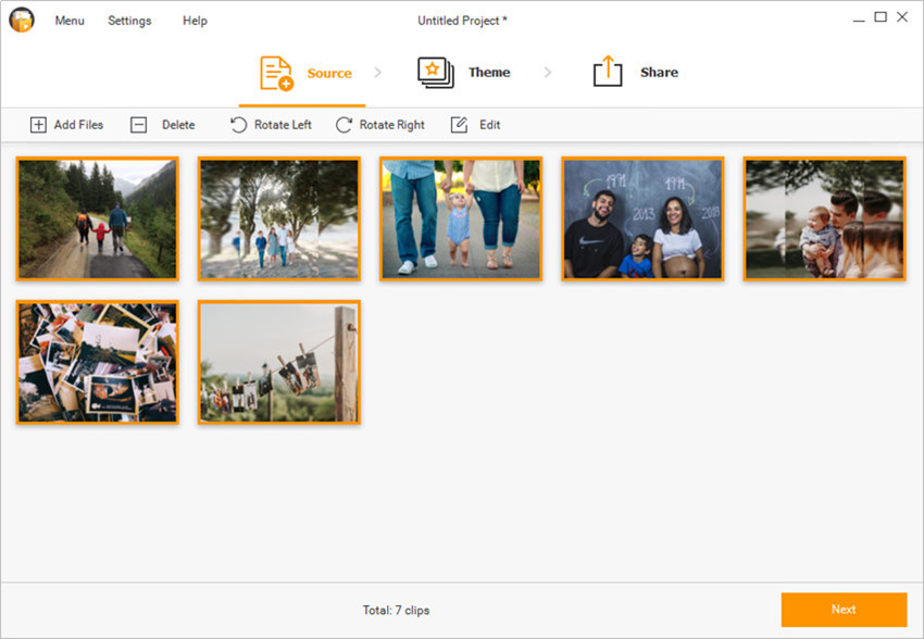 Make a Panorama Photo Slideshow - Start Slideshow Maker
