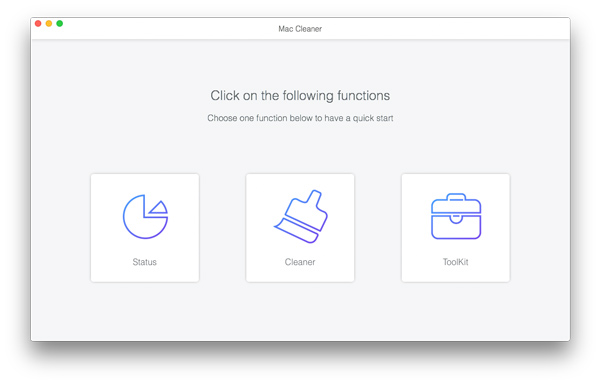 Интерфейс Mac Cleaner
