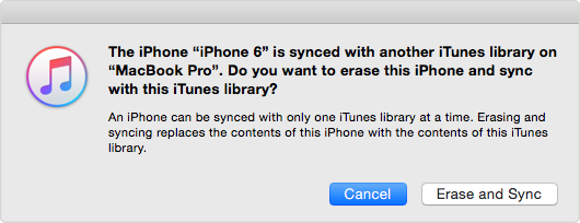 iTunes overwrites your music on iPhone