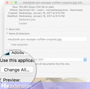 Associate software with PAGES file on Mac